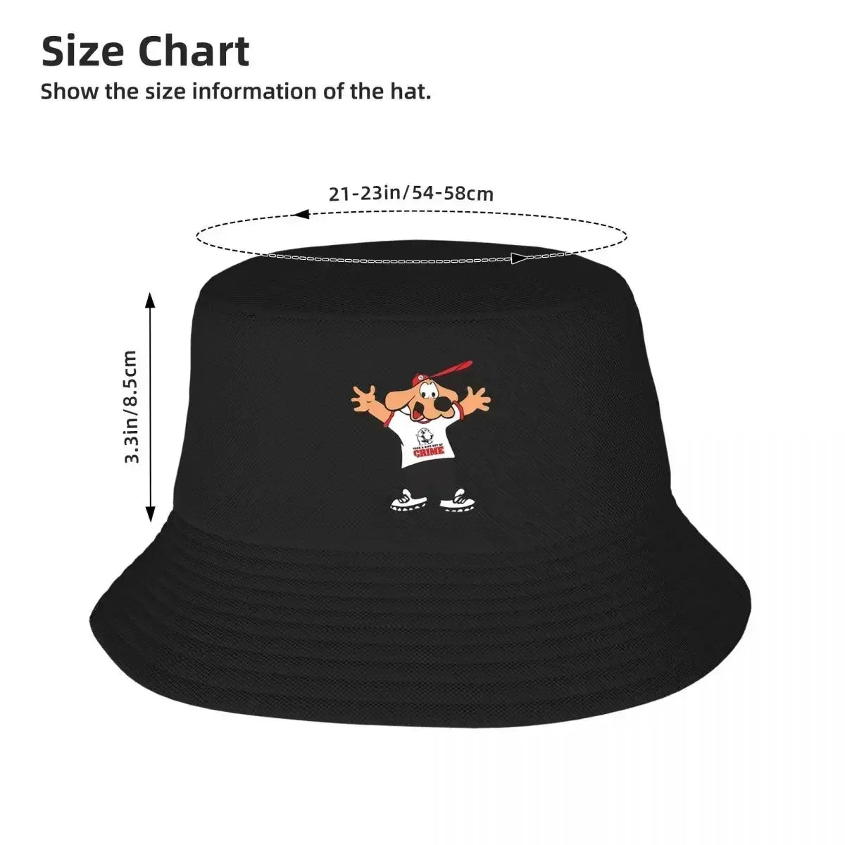 McGruff Dog Print Bucket Hat