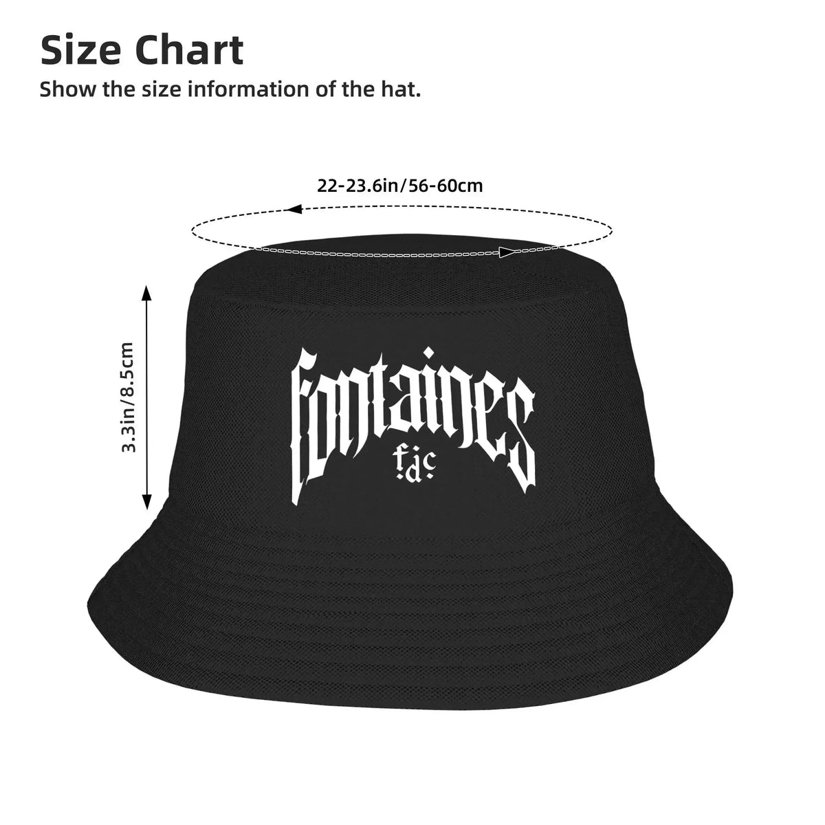Fontaines D C Tour Graphic Bucket Hat