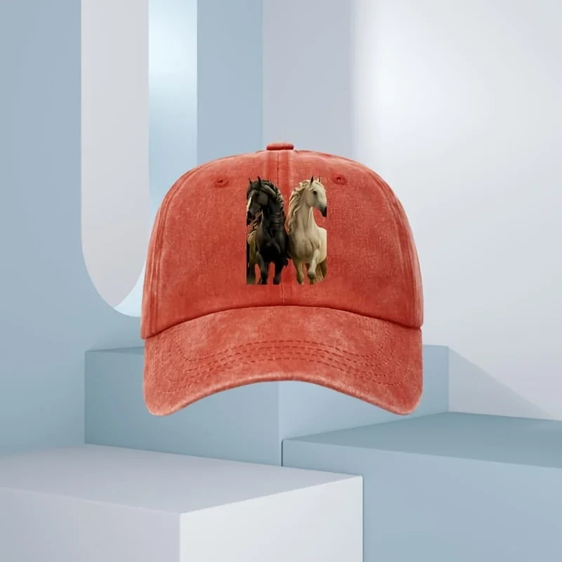 3D Horse Print Fashion Baseball Cap