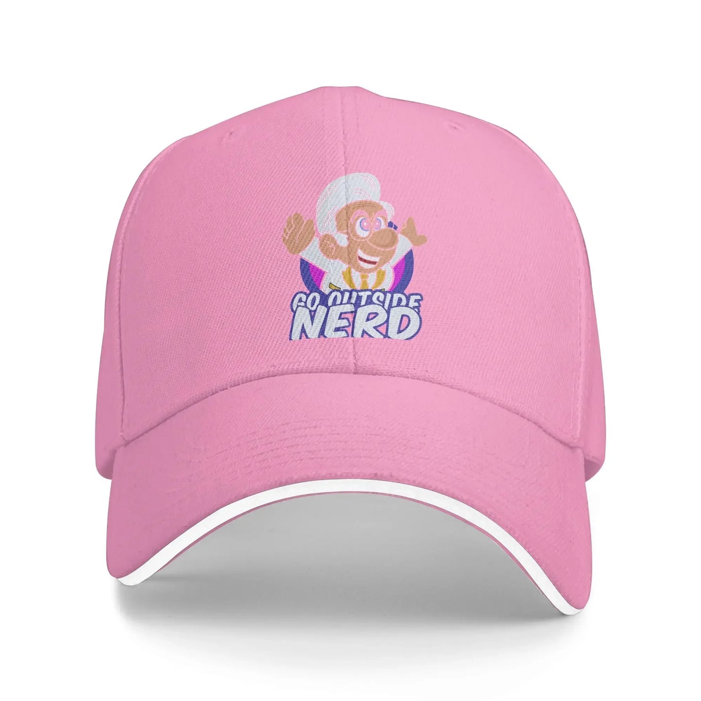 Go Outside Nerd Baseball Cap