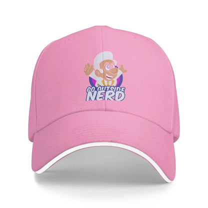 Go Outside Nerd Baseball Cap