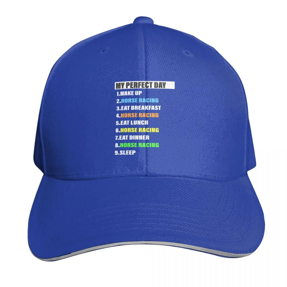 My Perfect Horse Racing Day Baseball Cap