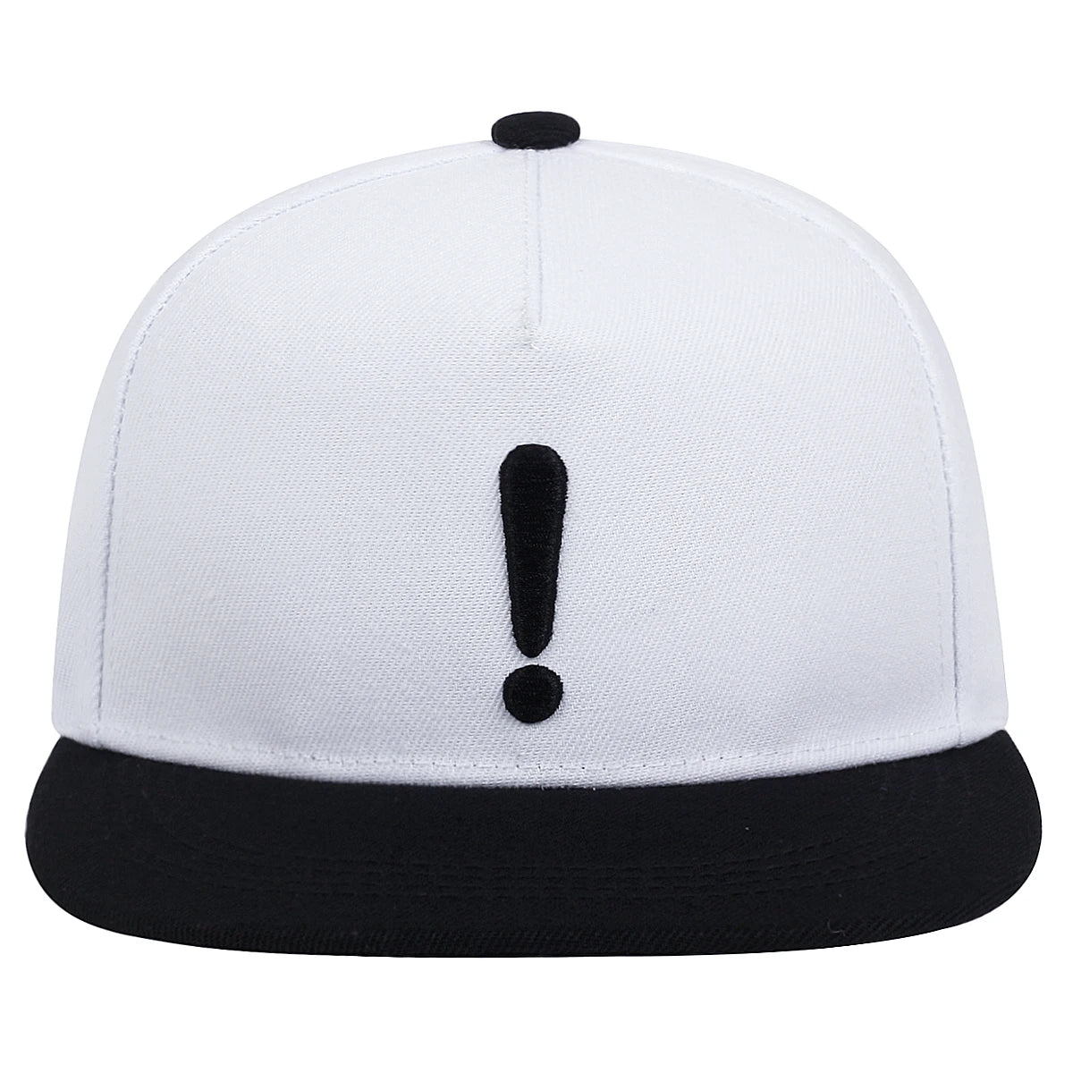 Exclamation Point Embroidery Hip Hop Snapback Cap