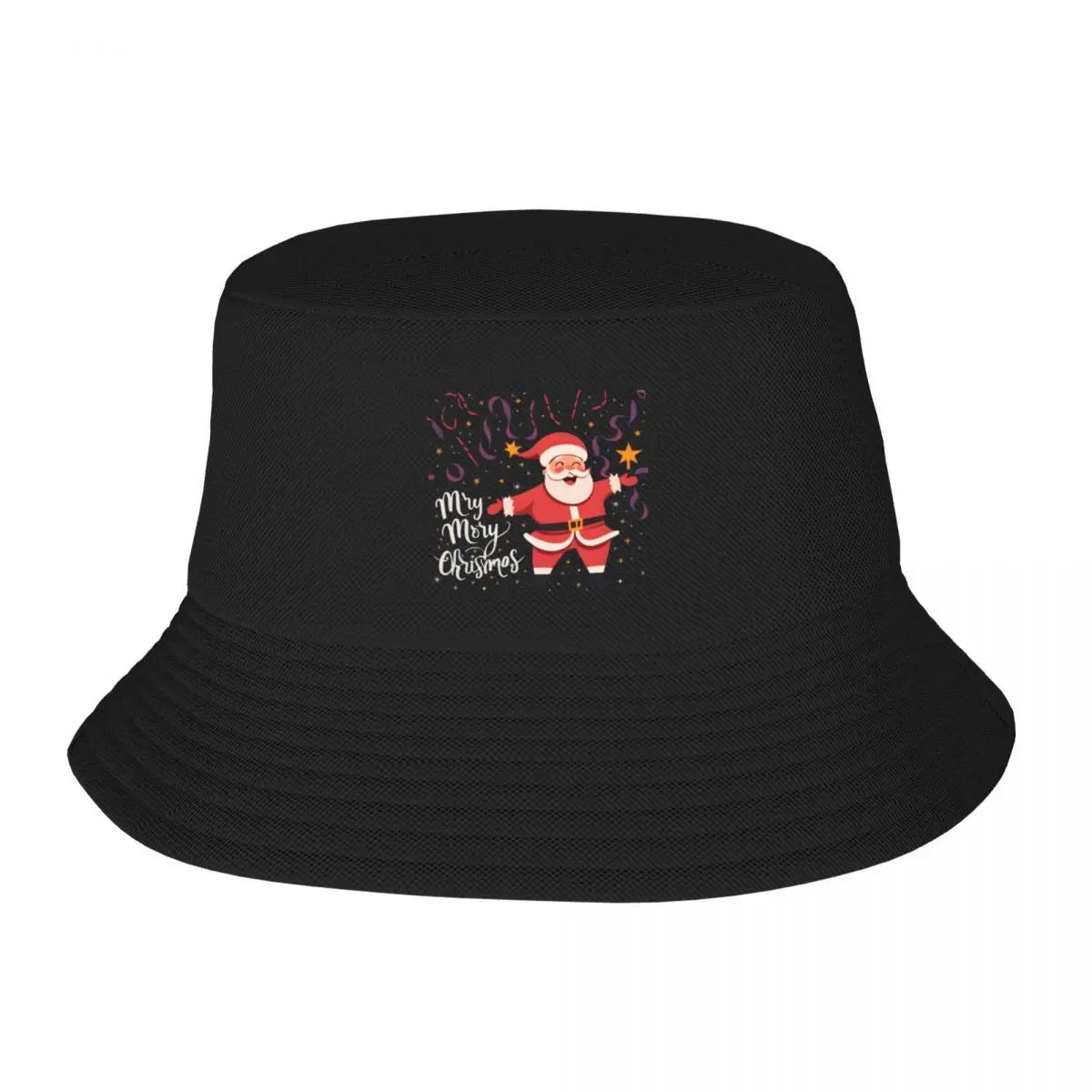Cozy Merry Christmas Festive Vibe Bucket Hat Design