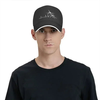 Electrician Heartbeat Punk Baseball Cap