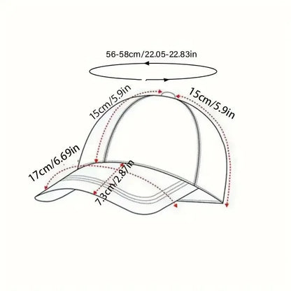 Adjustable Canada Maple Leaf Embroidered Baseball Hat For Men And Women Couples, Suitable For Outdoor Sports, Leisure, Sunshade