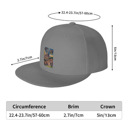 Vatican City Vintage Travel Art Snapback Cap