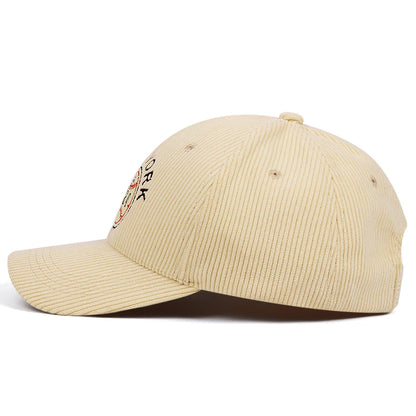 New York Corduroy Embroidered Baseball Caps