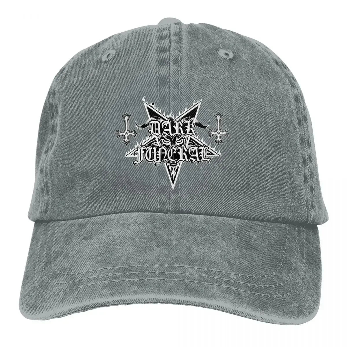 Dark Funeral Baphomet Washed Baseball Cap