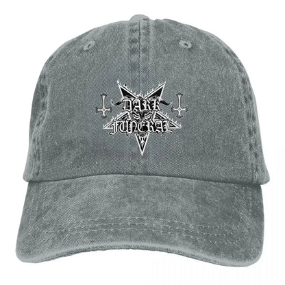 Dark Funeral Baphomet Washed Baseball Cap