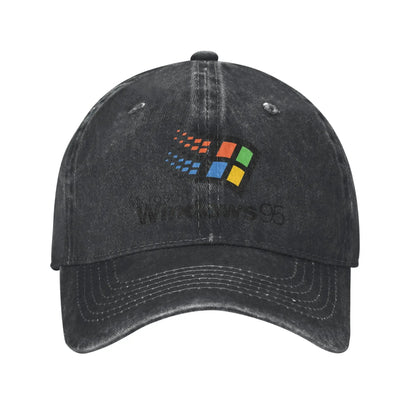 Windows 95 Galaxy Vintage Washed Baseball Cap