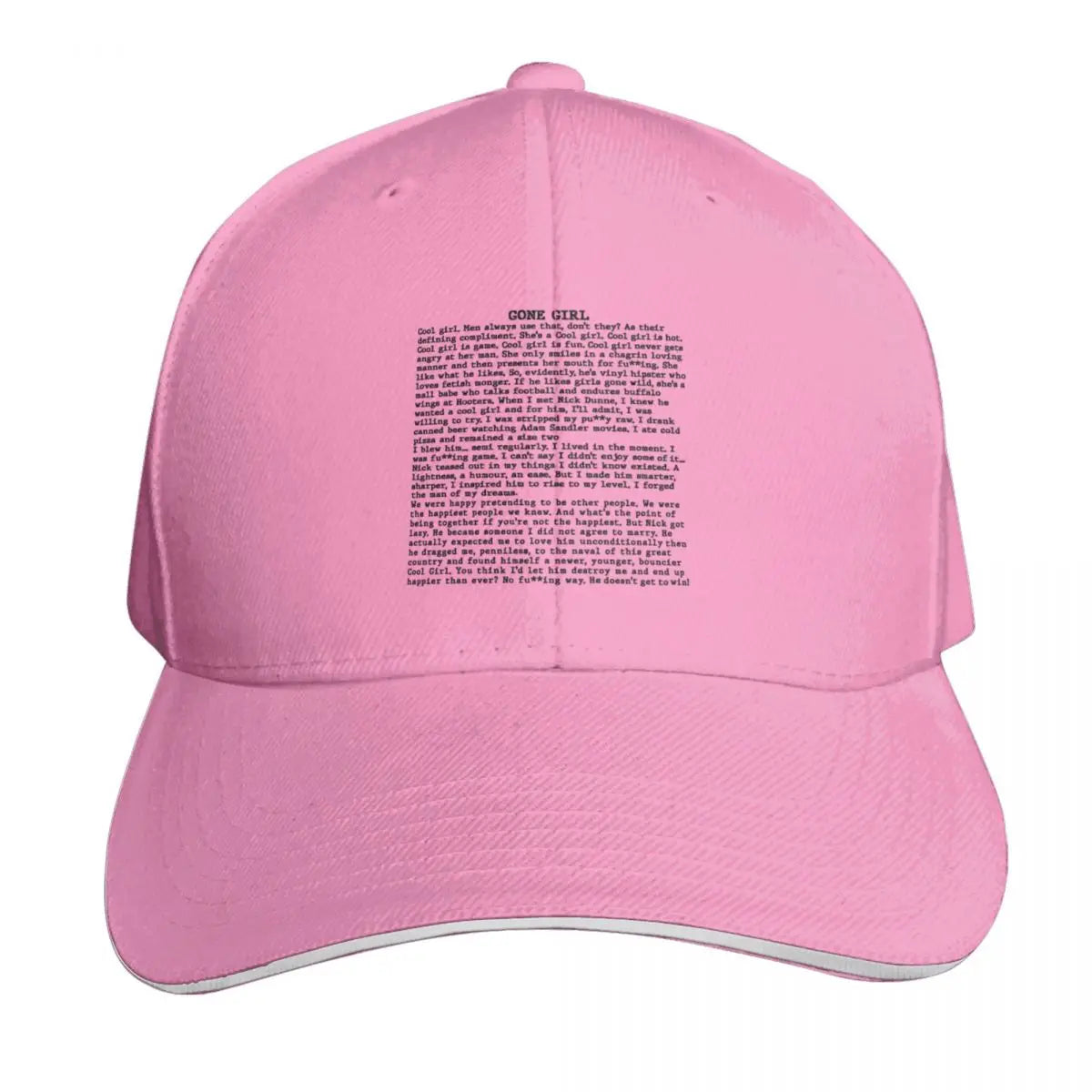Gone Girl Monologue Classic Fit Baseball Cap
