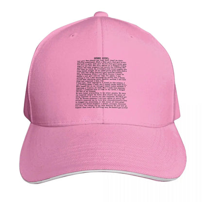 Gone Girl Monologue Classic Fit Baseball Cap