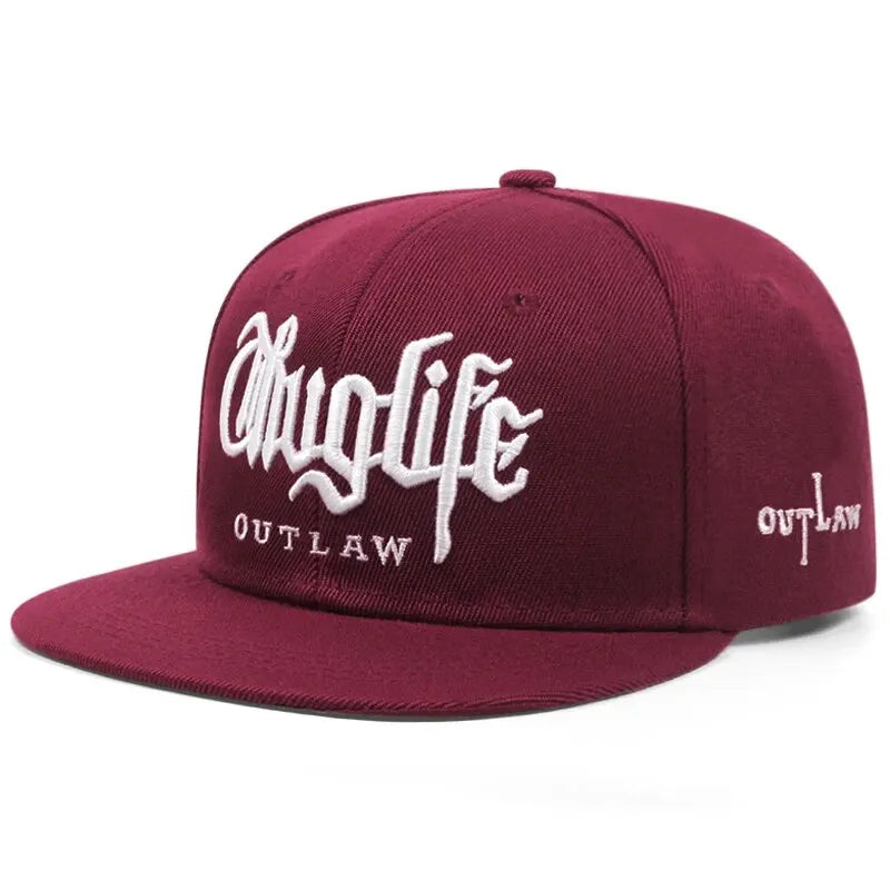 Thuglife Embroidered Adult Adjustable Hip-Hop Snapback Cap