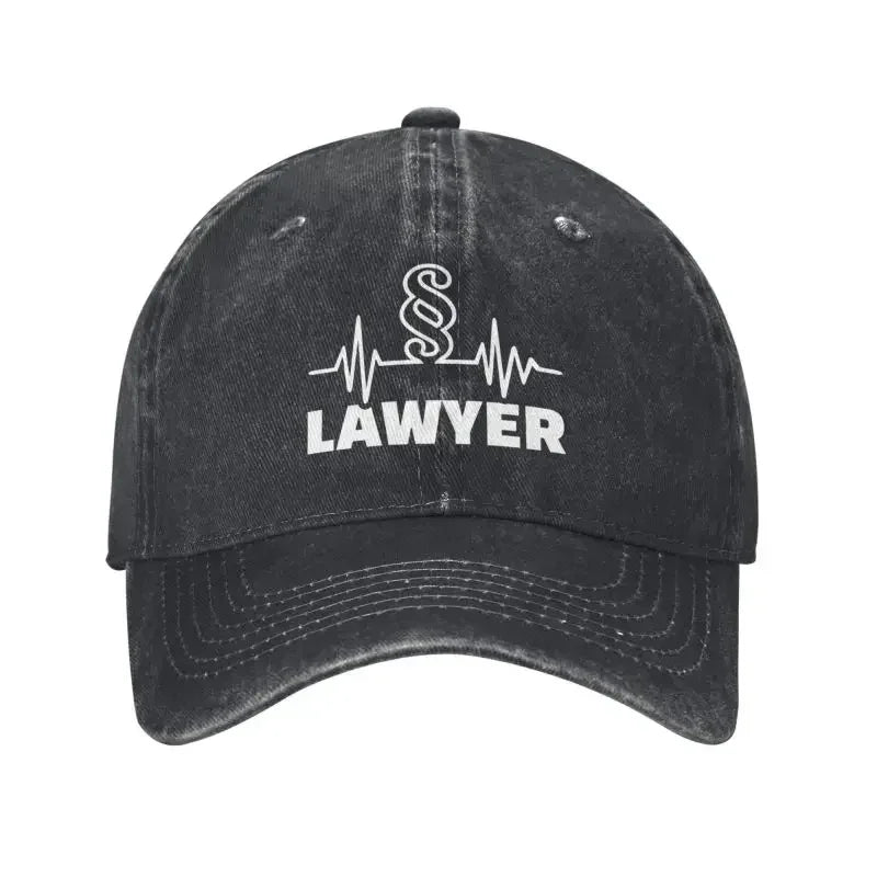 Lawyer Heartbeat Snapback Baseball Cap