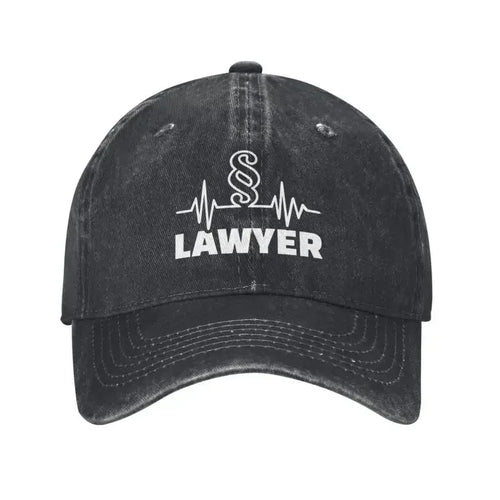 Lawyer Heartbeat Snapback Baseball Cap