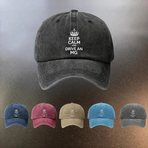 Keep Calm Drive MG Baseball Cap