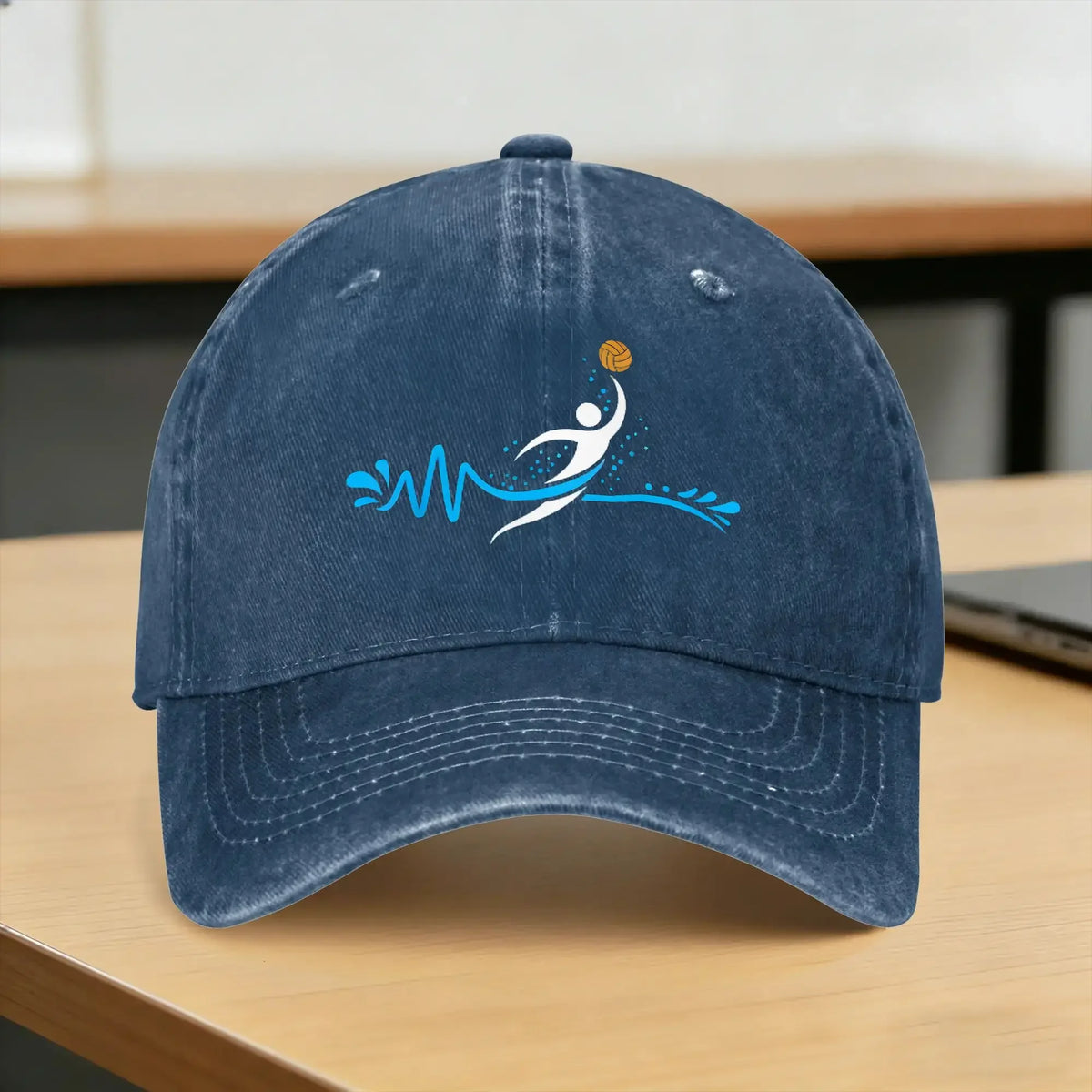 Water Polo Washed Cotton Baseball Cap