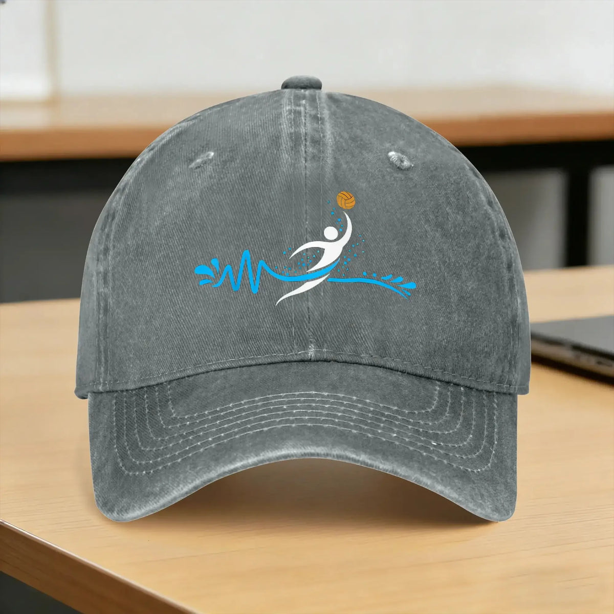 Water Polo Washed Cotton Baseball Cap