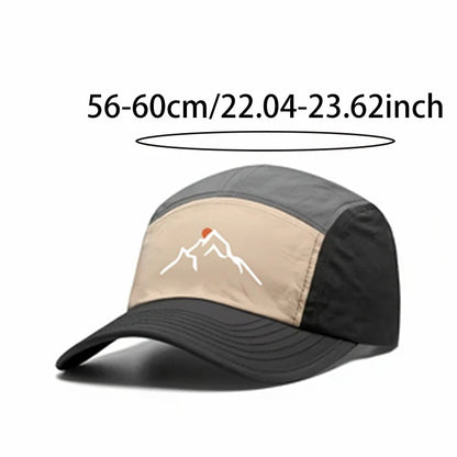 1pc Trendy Outdoor Style Patchwork Baseball Cap