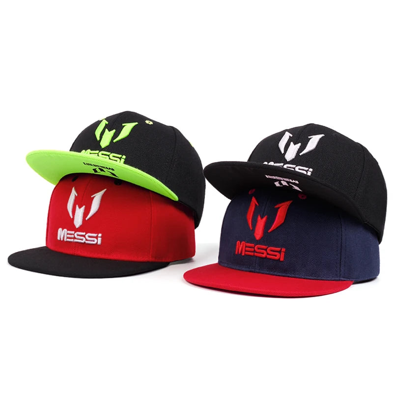 New Fashion Children Ronaldo Cr7 Neymar Baseball Cap Hat Boys Girls Kids Messi Snapback Hats Hip Hop Caps