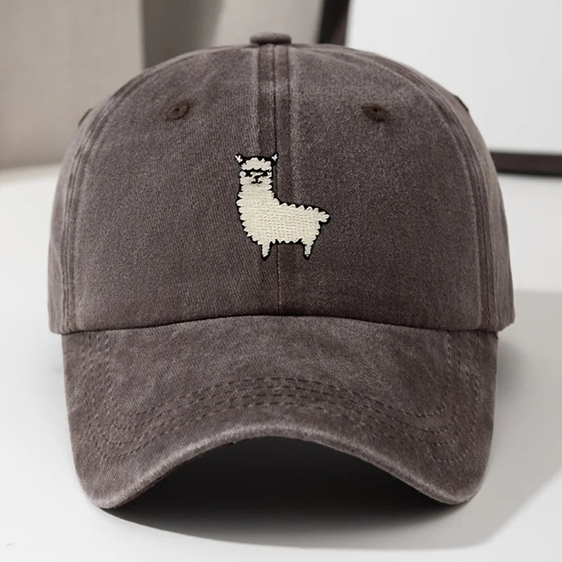 Cute Sheep Pattern Baseball Hat For Men And Women