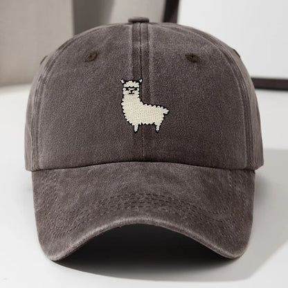 Cute Sheep Pattern Baseball Hat For Men And Women