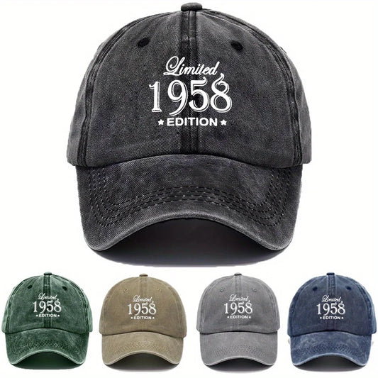 49.73 Meter Washed Letter Baseball Cap