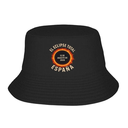 Spain Total Solar Eclipse 2026 Bucket Hat