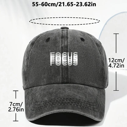 FOCUS Print Adjustable Baseball Cap