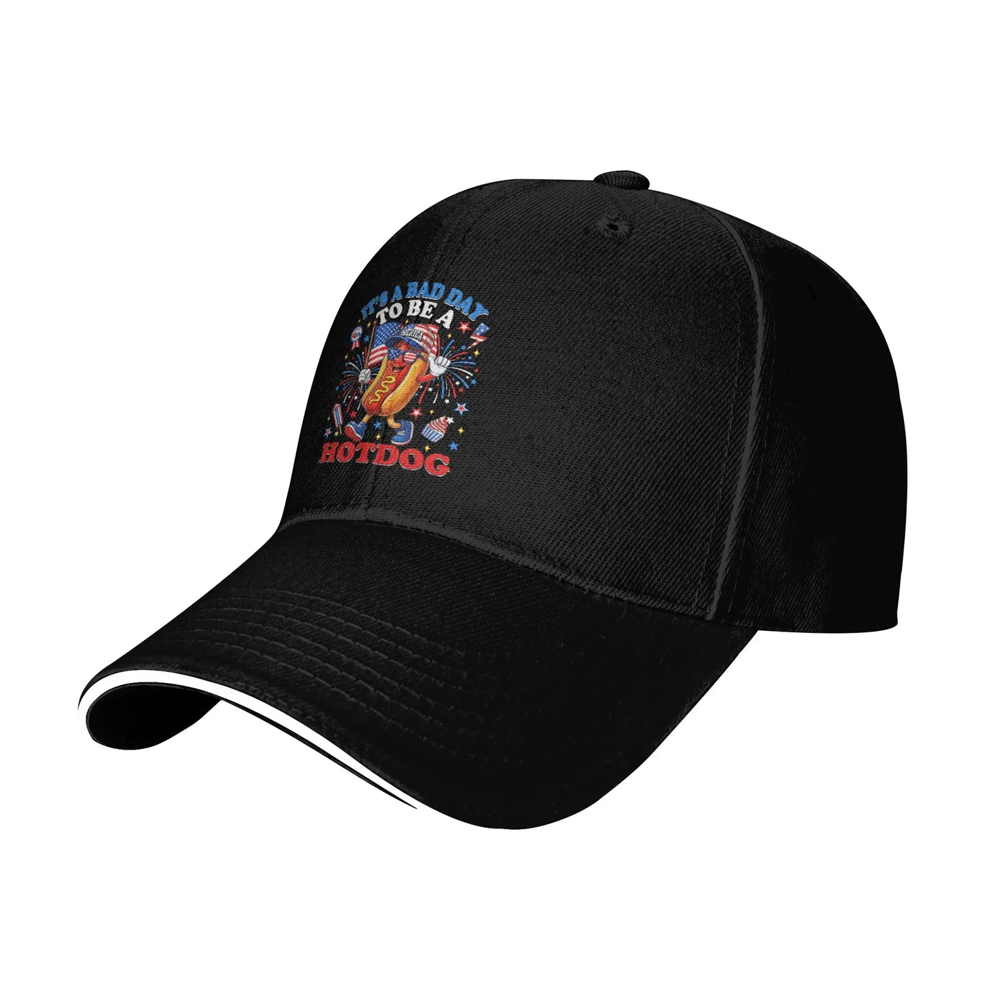 Bad Day To Be A Hot Dog Baseball Cap
