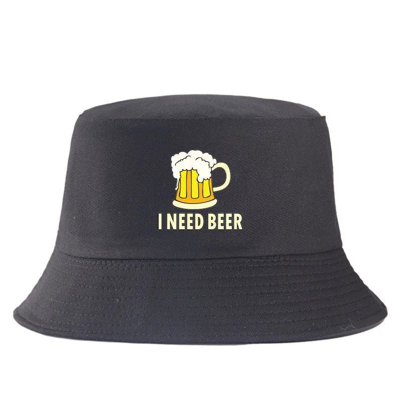 Funny Green Beer Mug Bucket Hat