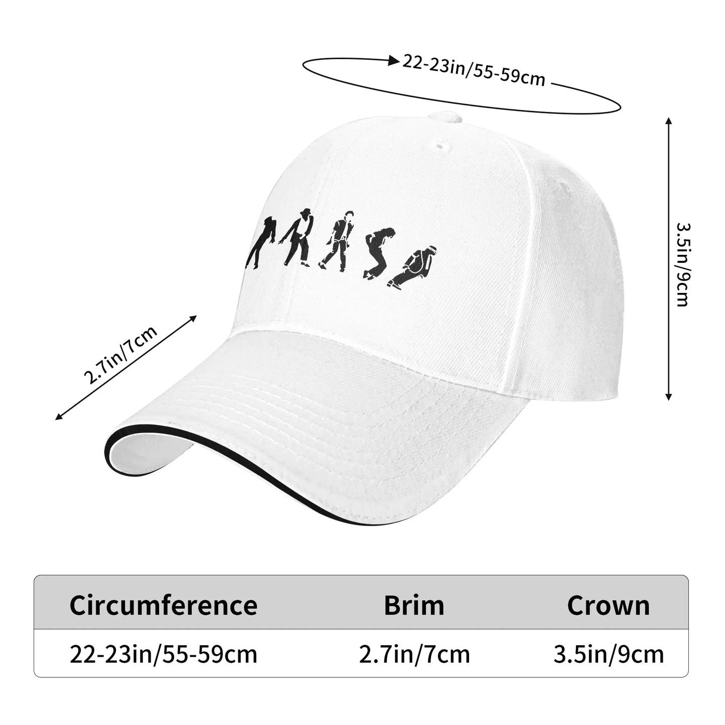 Michael Jackson King Pop Baseball Cap