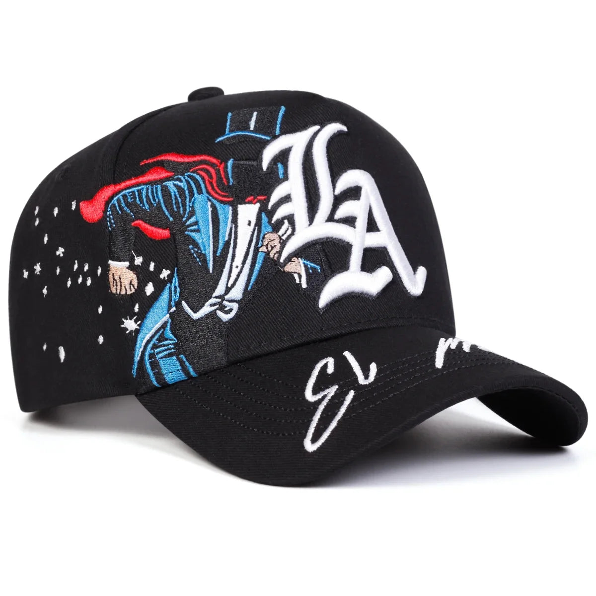 Gothic LA Magician Embroidery Baseball Cap
