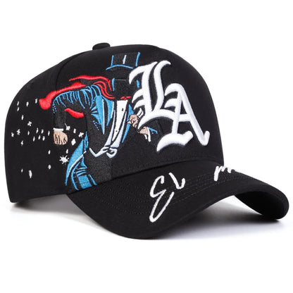 Gothic LA Magician Embroidery Baseball Cap