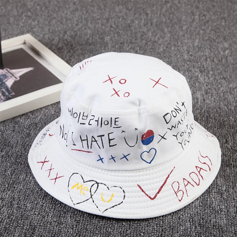 Outdoor Harajuku Bucket Hat Fishing Hip Hop Cap Men's