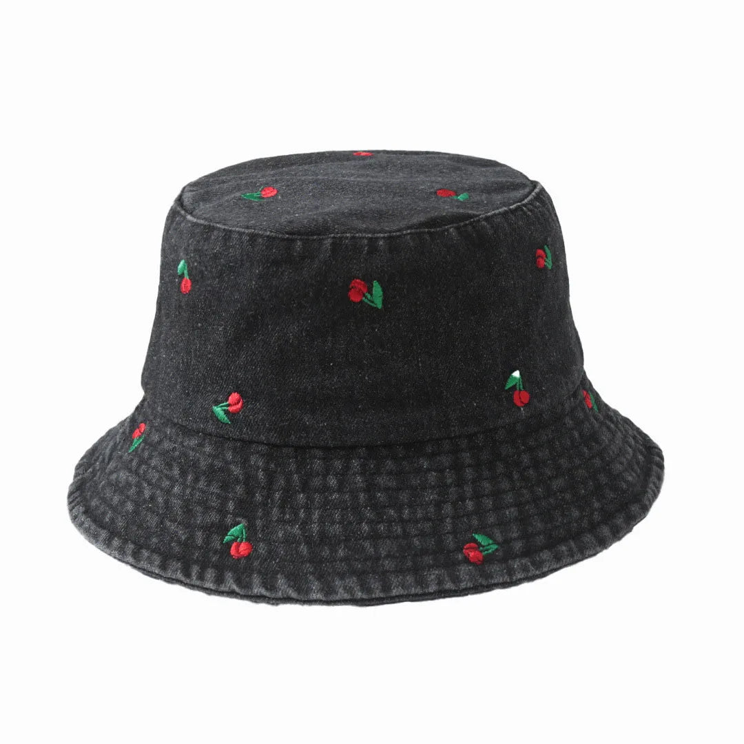 New Summer Hat For Women Denim Bucket Hat