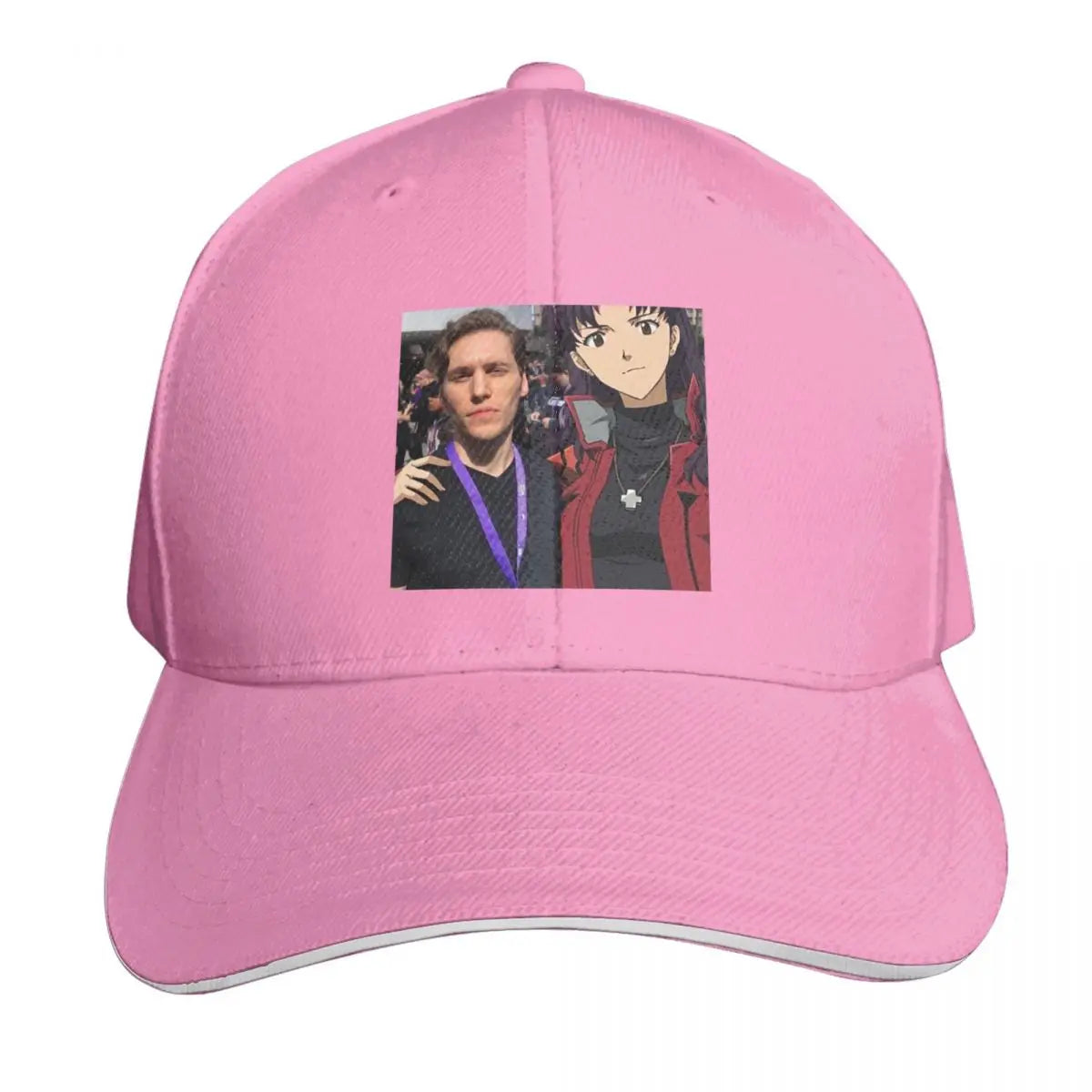 Jerma And Misato Embroidered Vintage Baseball Cap