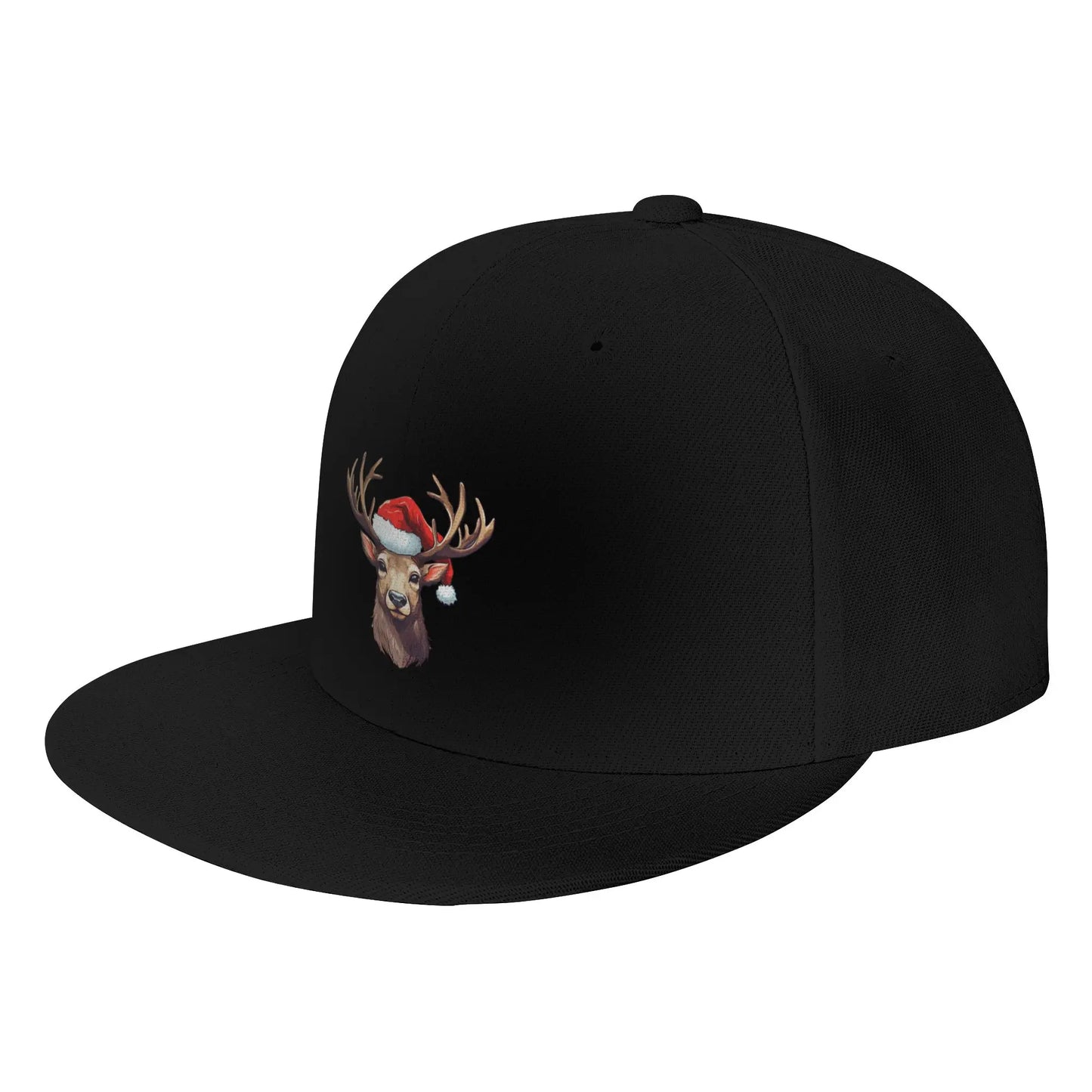 Fashion Adorable Christmas Reindeer Snapback Cap