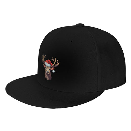 Fashion Adorable Christmas Reindeer Snapback Cap