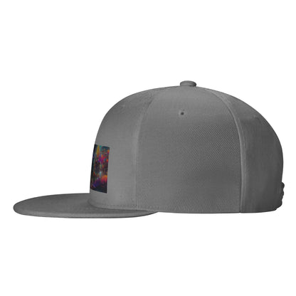 Vibrant City Lights Snapback Cap
