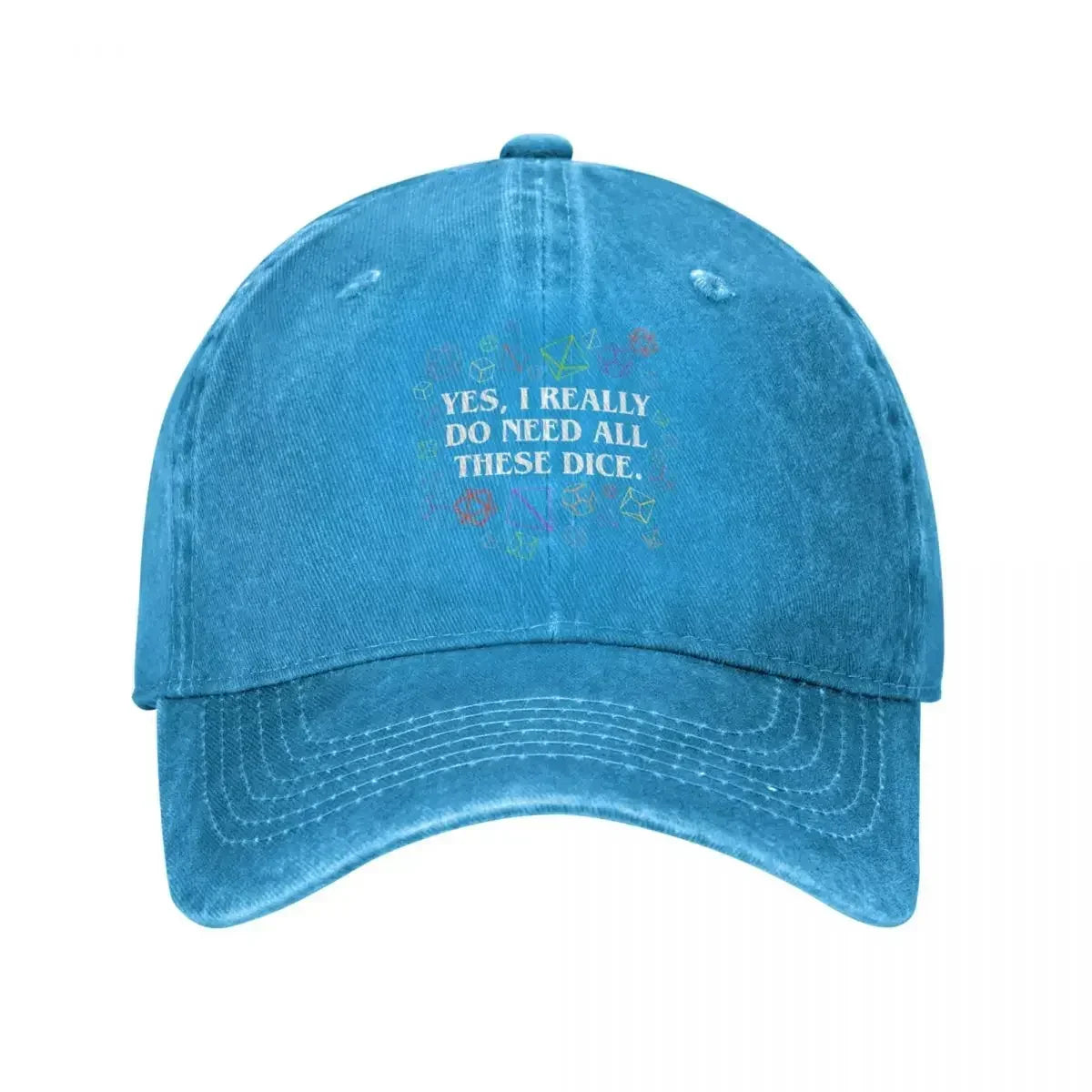 Dungeon And Dragon Dice Vintage Baseball Cap