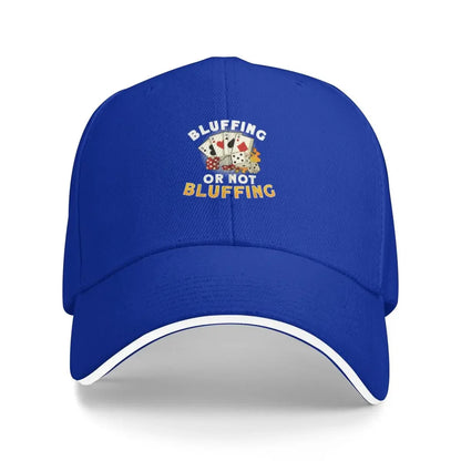 Bluffing Or Not Fashion Luxury Baseball Cap