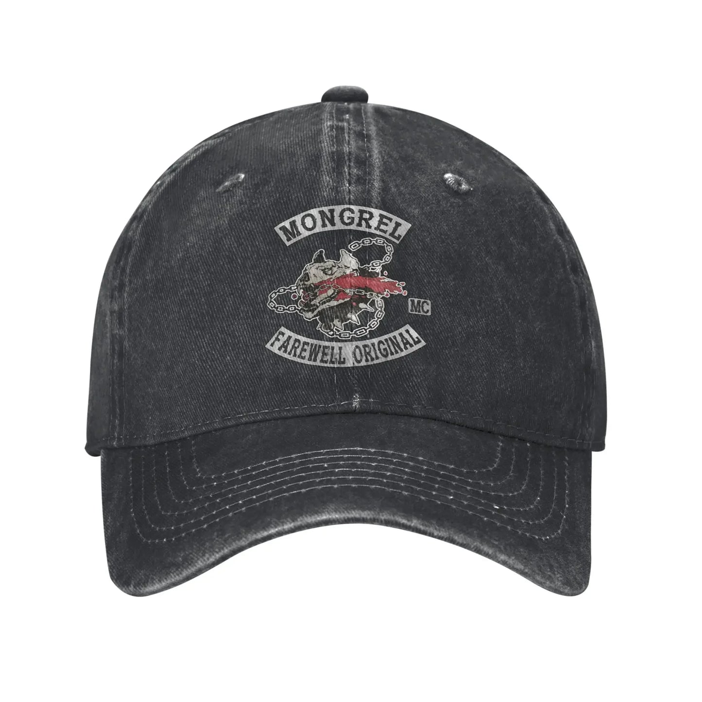 Mongrels Motorcycle Club Washed Baseball Cap