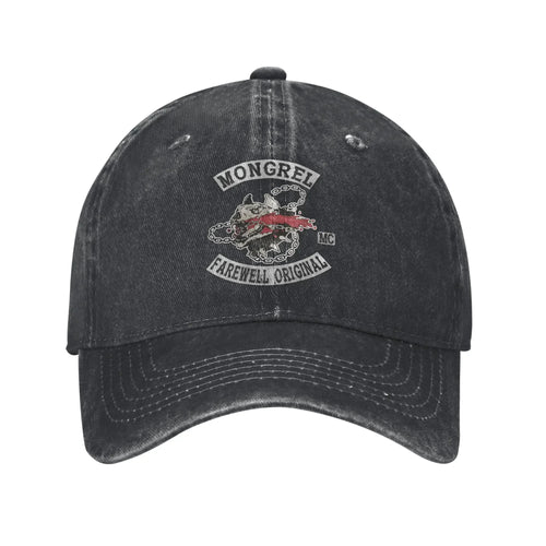 Mongrels Motorcycle Club Washed Baseball Cap