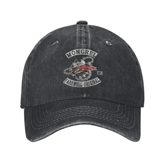 Mongrels Motorcycle Club Washed Baseball Cap