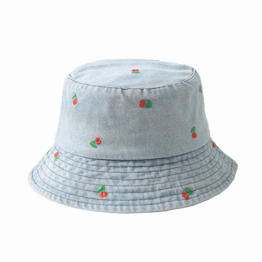 New Summer Hat For Women Denim Bucket Hat