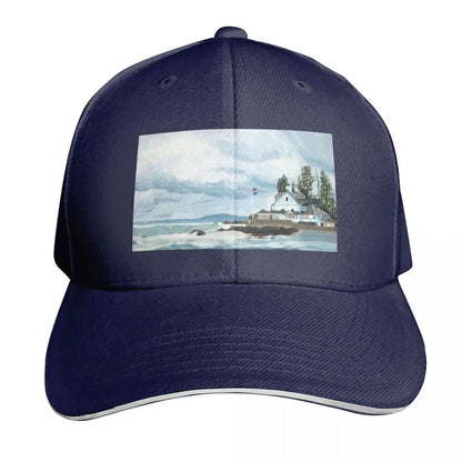 Kennebunk Maine Vintage Retro Embroidered Baseball Cap
