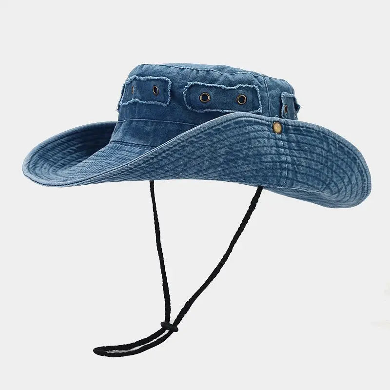 Four Seasons Cotton Solid Bucket Hat