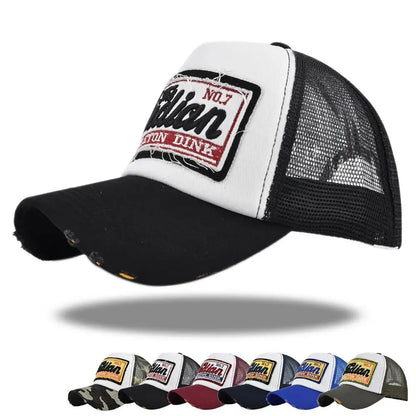 Cotton Mesh Baseball Hat Hip Hop Style